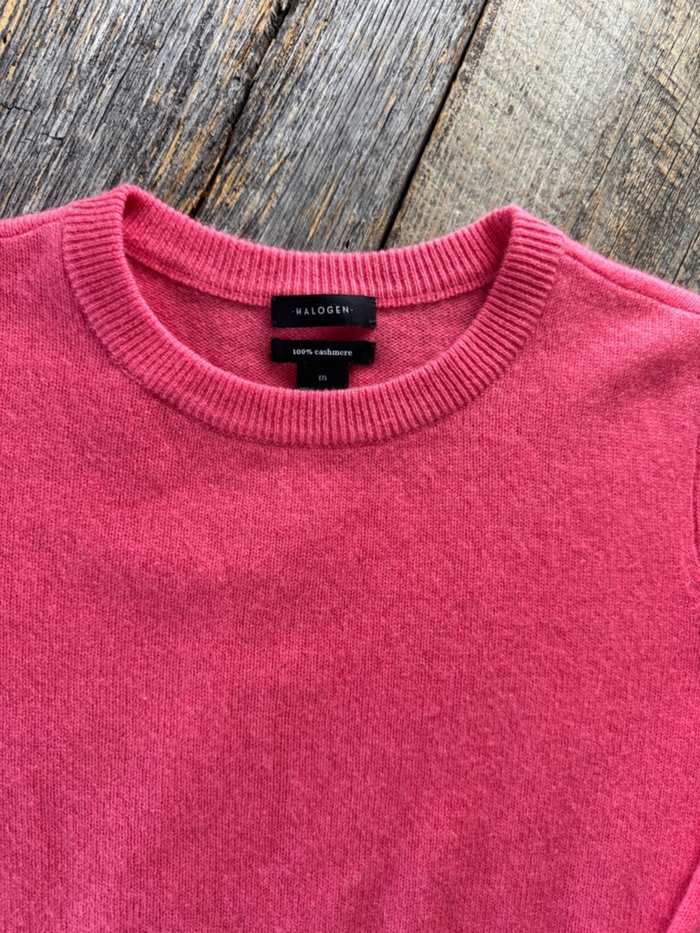 Halogen Cashmere Crewneck
Sweater Pullover Knit Watermelon Red-Pink Size Medium - Picture 2 of 10